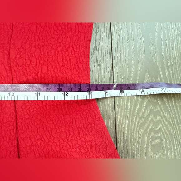 Rebecca Vallance Vibrant Red Mini Dress - Picture 15 of 16